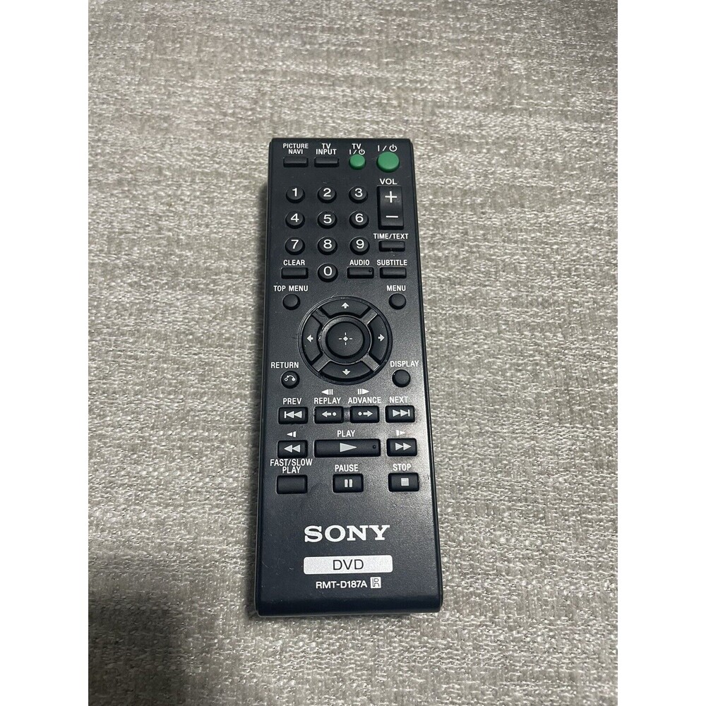 SONY RMT-D187A Remote Control Replaced for DVD CD Player DVP-SR500H DVP-NS710H